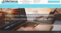 Desktop Screenshot of micrhorus.com